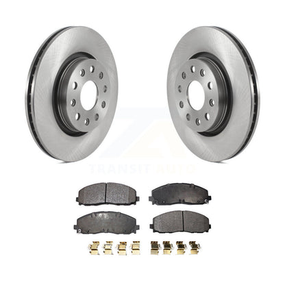 Kit de rotors de frein à disque avant et plaquettes semi-métalliques pour Jeep Wrangler Gladiator