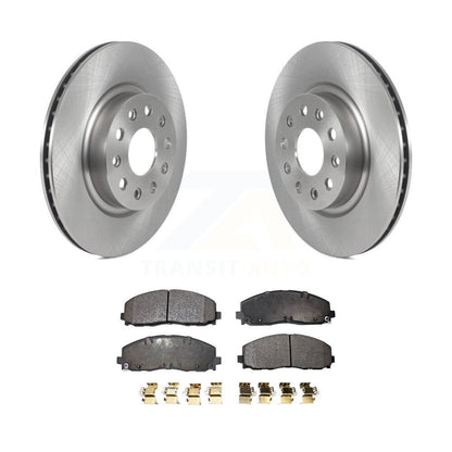 Kit de disques de frein à disque avant et plaquettes semi-métalliques pour Jeep Wrangler K8F-103455