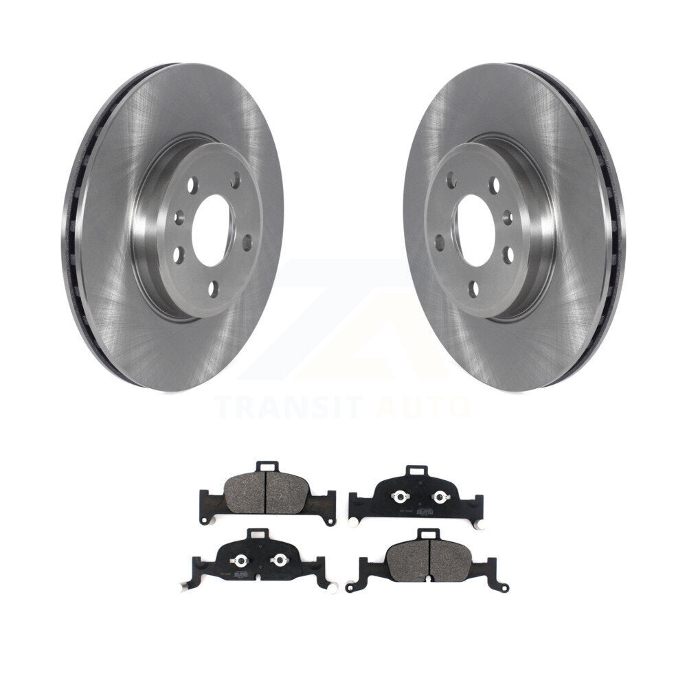Rotors de frein à disque avant et Kit de plaquettes semi-métalliques pour Audi A4 Quattro A5 Sportbac