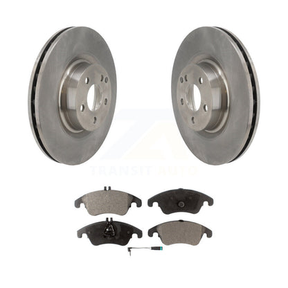 Rotors de frein à disque avant et Kit de plaquettes semi-métalliques pour Mercedes-Benz E400 E550 C25
