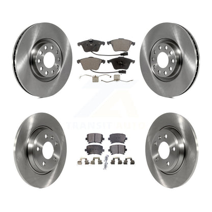 Kit de plaquettes de frein semi-métalliques pour disques de frein avant et arrière, pour Audi A4 Quattro convertible 09