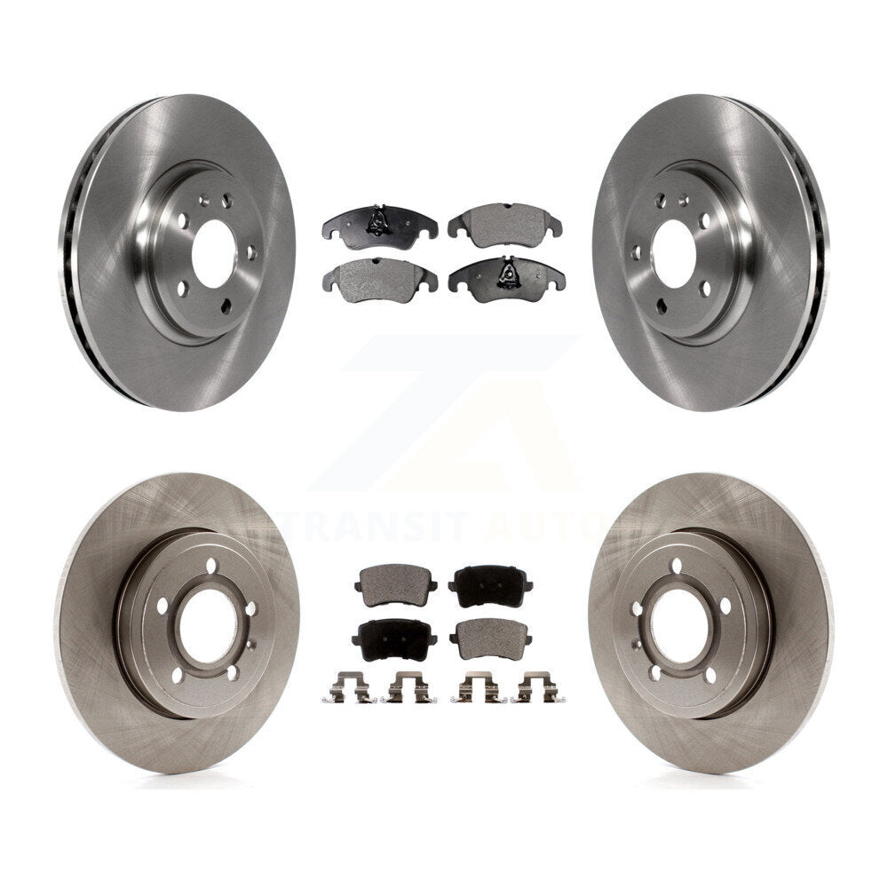 Kit de plaquettes de frein semi-métalliques pour disques de frein avant et arrière, pour Audi A4 Quattro berline/Wago 09