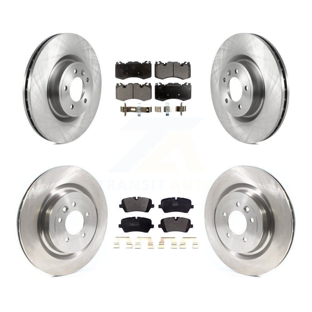 Kit de rotor de frein à disque avant et arrière et plaquettes semi-métalliques pour Land Rover Range Spor