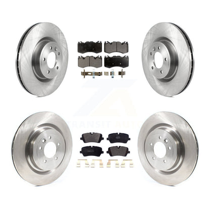 Kit de rotor de frein à disque avant et arrière et plaquettes semi-métalliques pour Land Rover Range Spor