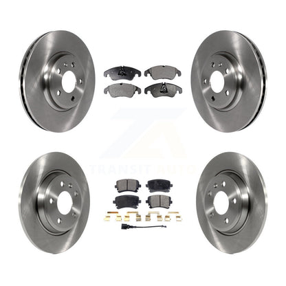 Kit de rotors de frein à disque avant et arrière et plaquettes semi-métalliques pour Audi A4 allroa 2013