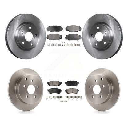 Kit de rotor de frein à disque avant et arrière et plaquettes semi-métalliques pour Toyota Mira 2016 – 2020