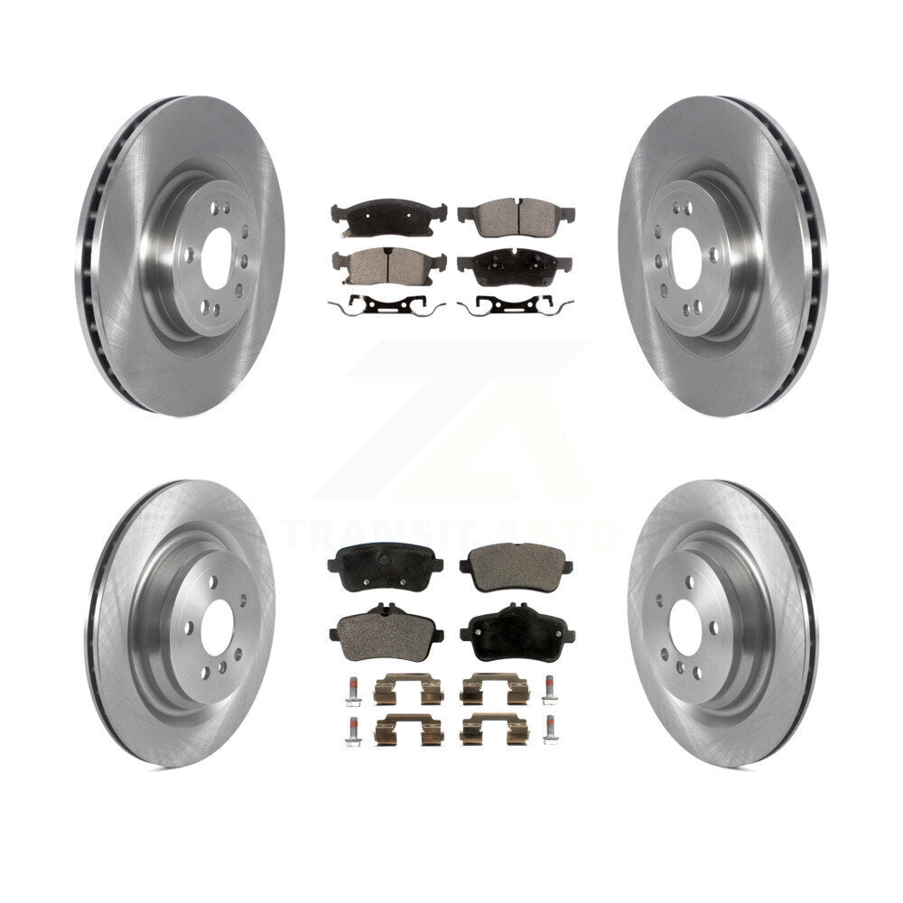 Kit de plaquettes semi-métalliques de Rotor de frein à disque avant et arrière, pour Mercedes-Benz GL350 GLS45