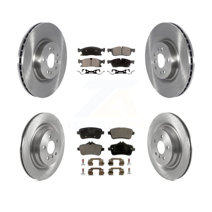 Kit de plaquettes semi-métalliques de Rotor de frein à disque avant et arrière, pour Mercedes-Benz GL350 GLS45