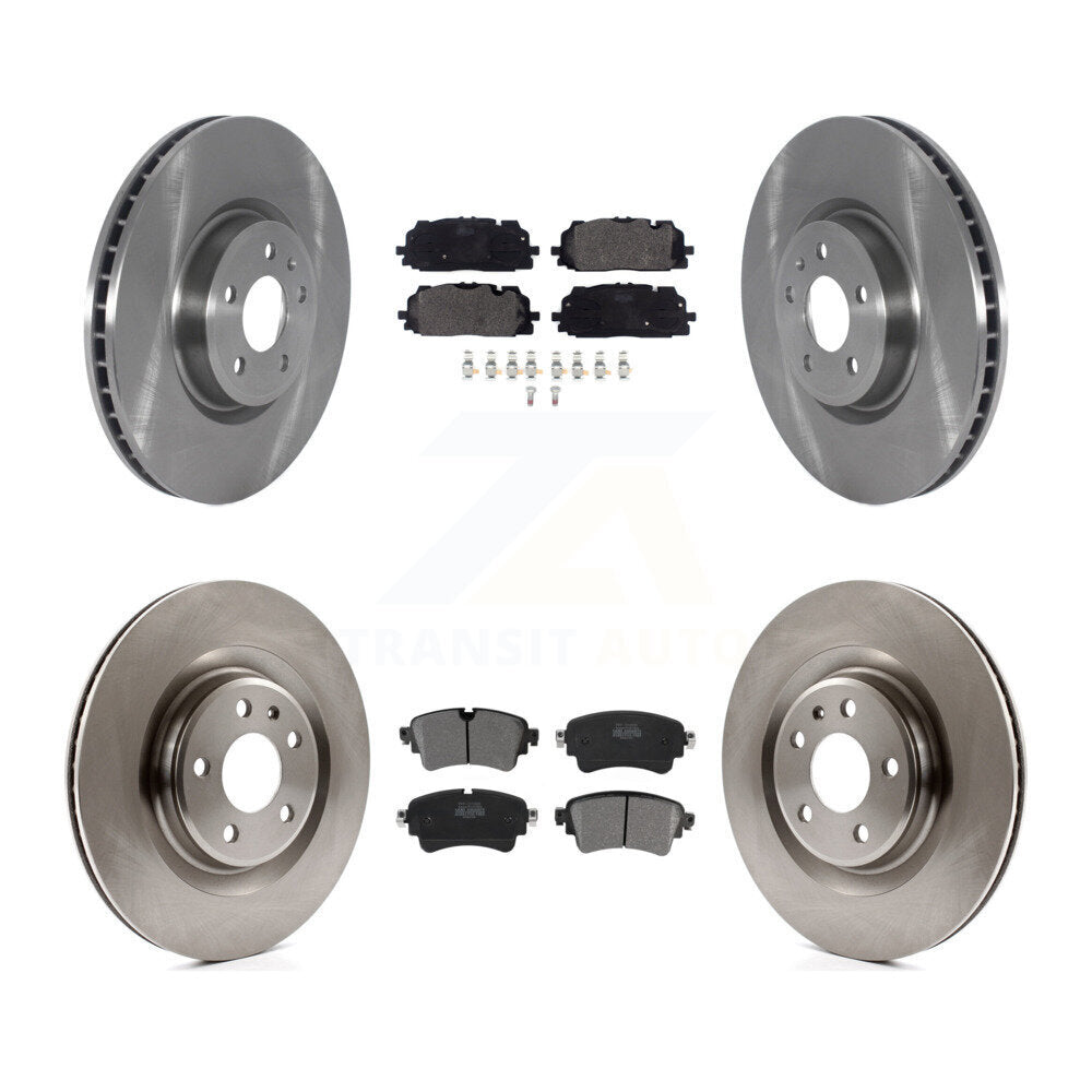 Kit de disques de frein à disque avant et arrière et plaquettes semi-métalliques pour Audi S5 Sportback S
