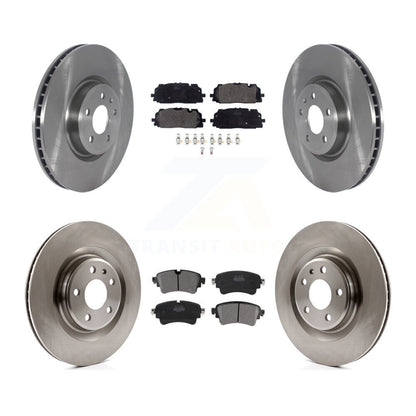 Kit de disques de frein à disque avant et arrière et plaquettes semi-métalliques pour Audi S5 Sportback S