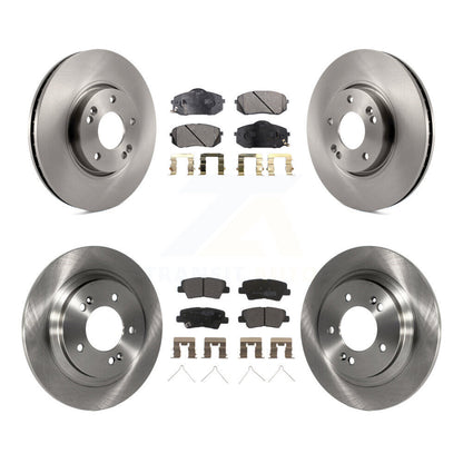 Kit de disques de frein à disque avant et arrière et plaquettes semi-métalliques pour Kia Soul EV
