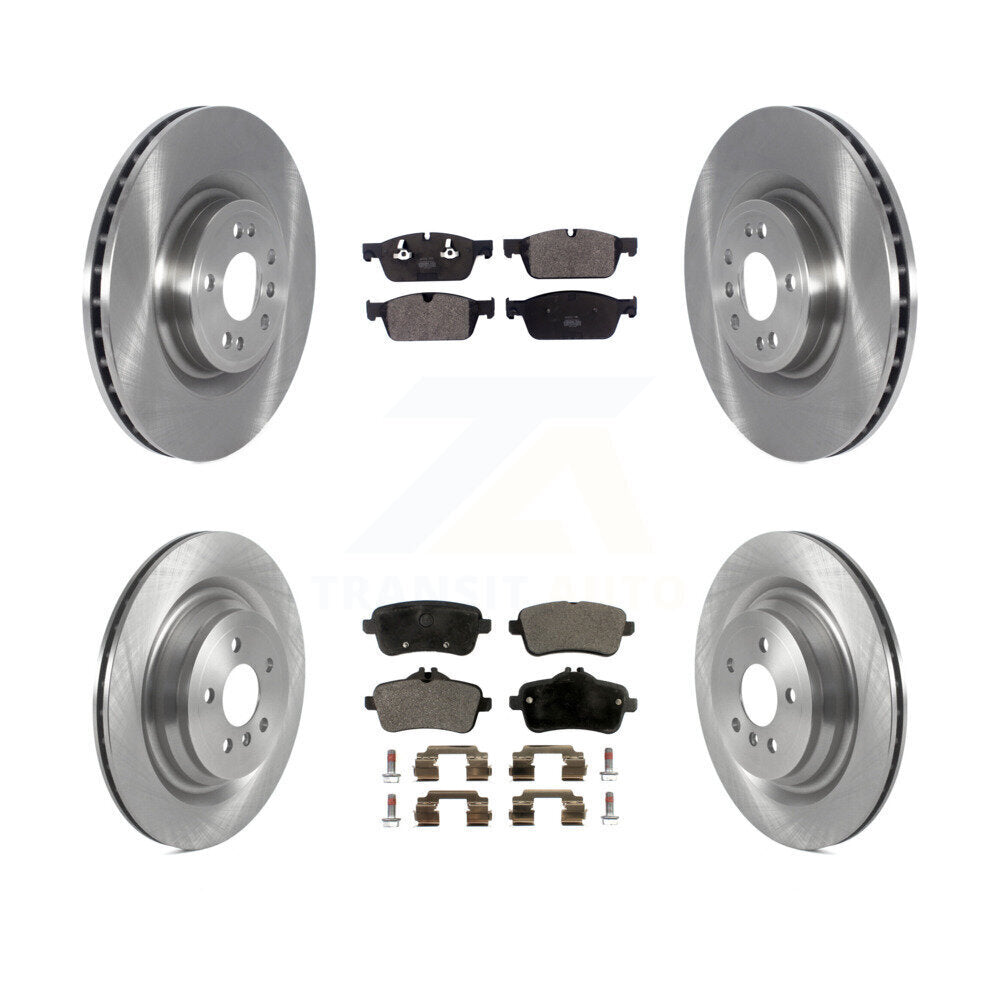 Kit de plaquettes semi-métalliques de Rotor de frein à disque avant et arrière, pour Mercedes-Benz GLS350 2017