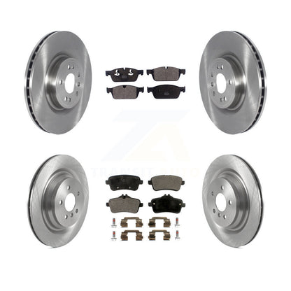 Kit de plaquettes semi-métalliques de Rotor de frein à disque avant et arrière, pour Mercedes-Benz GLS350 2017