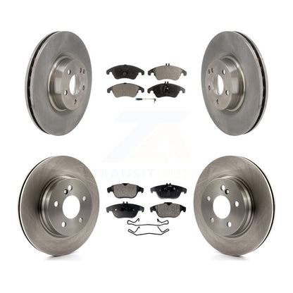 Kit de disques de frein à disque avant et arrière et plaquettes semi-métalliques pour Mercedes-Benz E550