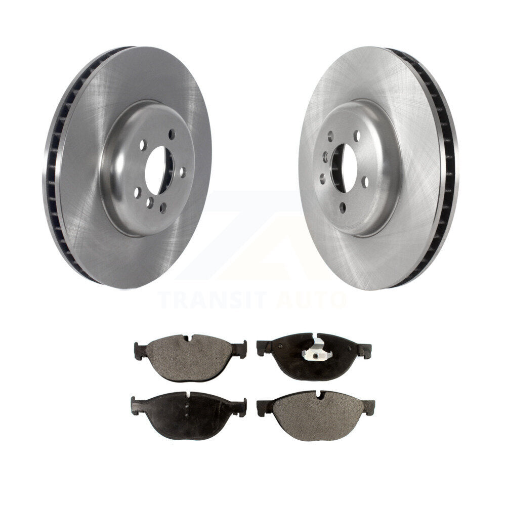 Rotor de frein à disque avant et Kit de plaquettes semi-métalliques pour BMW 750i xDrive 750Li 550i G