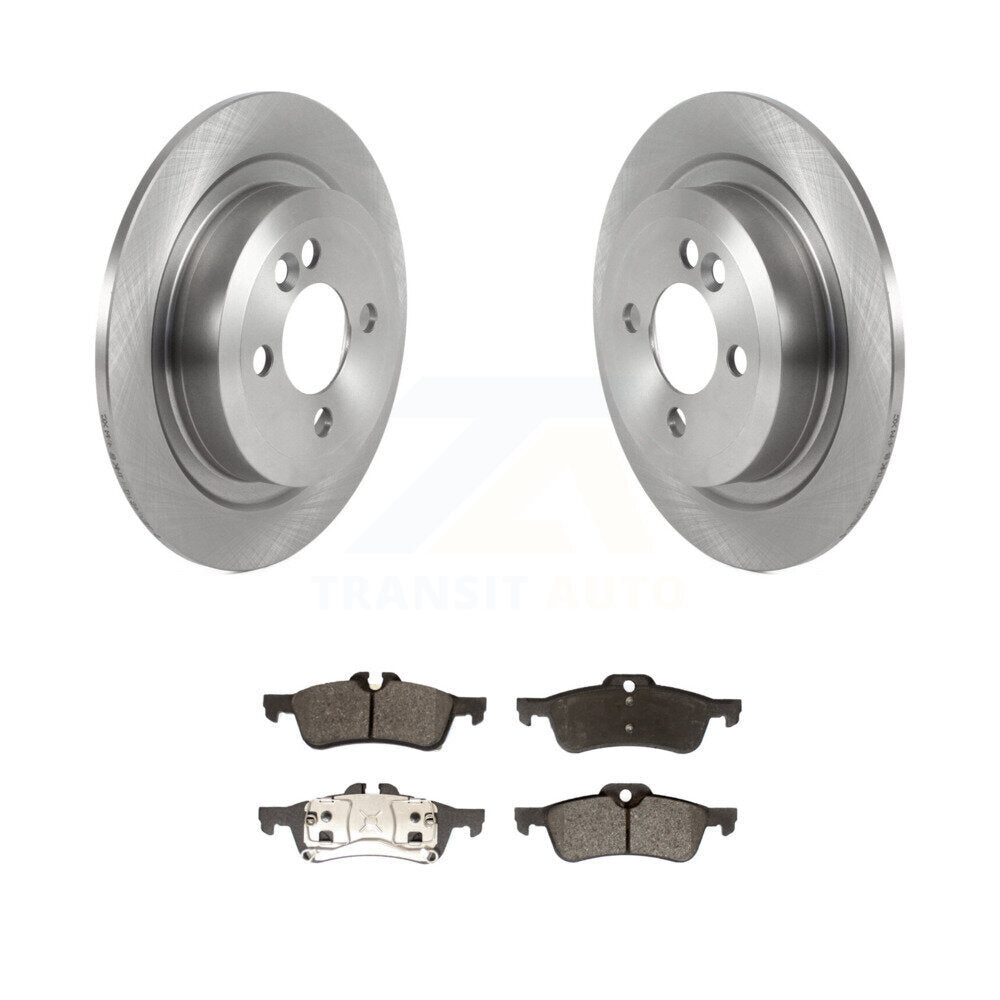 Kit de rotor de frein arrière et de plaquettes semi-métalliques pour Mini Cooper Convertible 2007 – 2008
