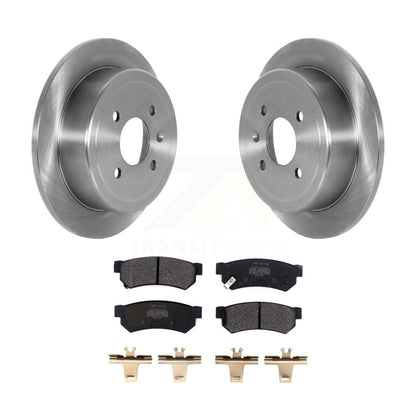 Kit de disques de frein à disque arrière et plaquettes semi-métalliques pour Chevrolet Spark EV