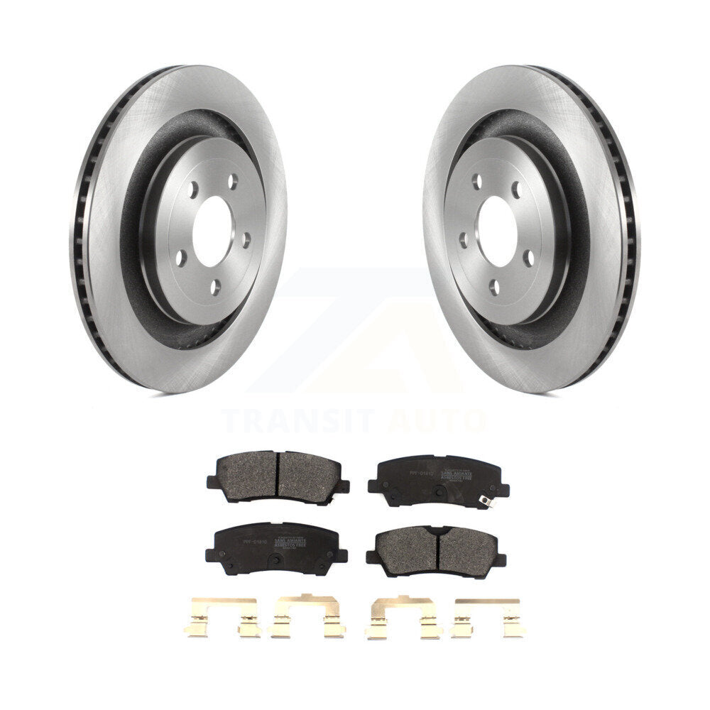 Kit de disques de frein à disque arrière et plaquettes semi-métalliques pour Ford Mustang K8F-103524