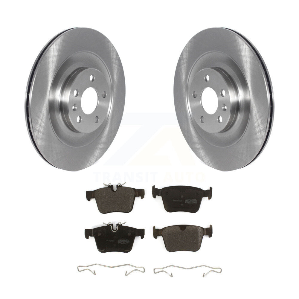 Kit de disques de frein à disque arrière et plaquettes semi-métalliques pour recharge Volvo XC90 C40