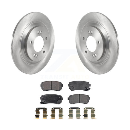Kit de plaquettes semi-métalliques de rotor de frein arrière pour Kia Cadenza avec stationnement manuel