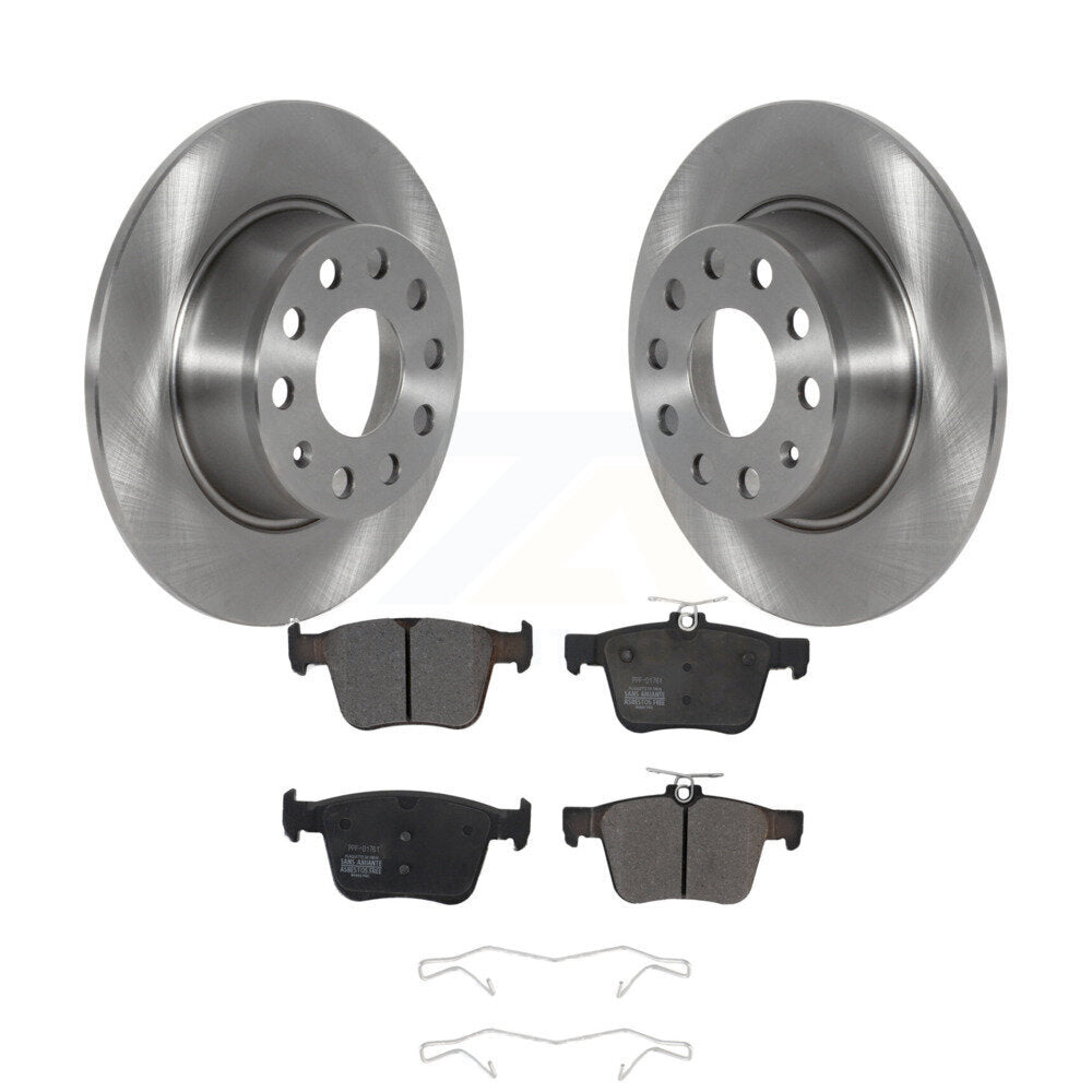 Kit de disques de frein à disque arrière et plaquettes semi-métalliques pour Volkswagen Jetta Taos