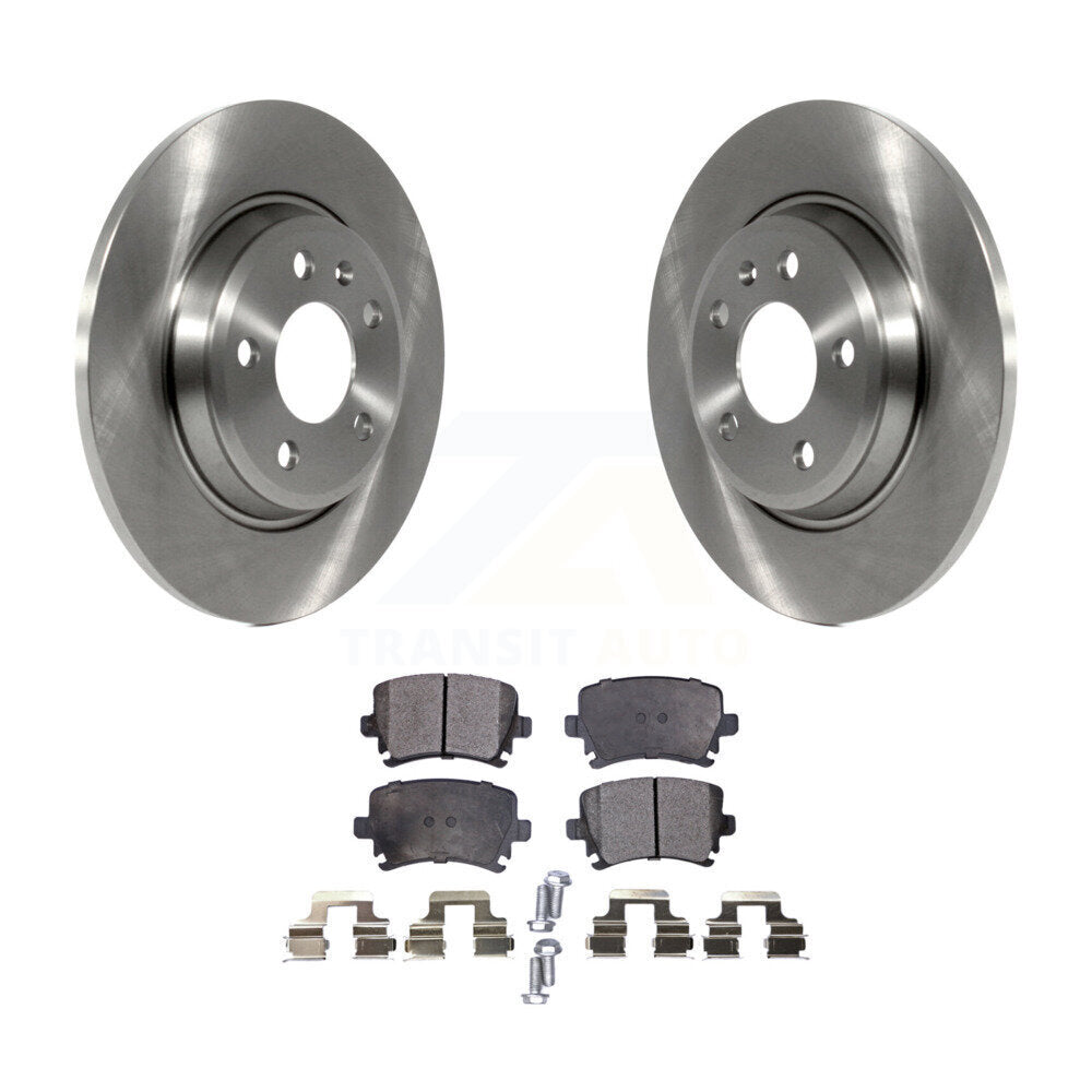 Kit de plaquettes semi-métalliques de Rotor de frein à disque arrière, pour Audi A4 Quattro Convertible 2009