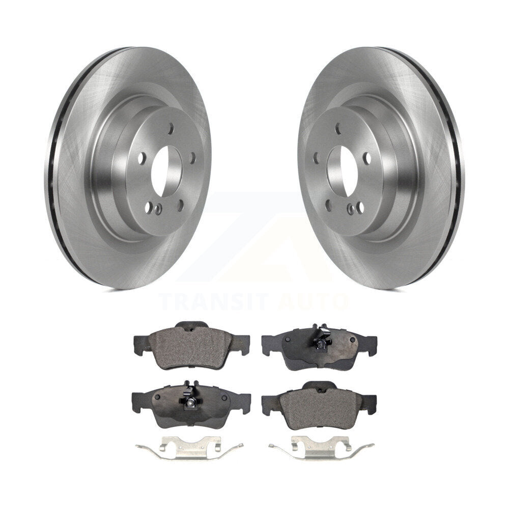 Kit de disques de frein à disque arrière et plaquettes semi-métalliques pour Mercedes-Benz E550 CLS550