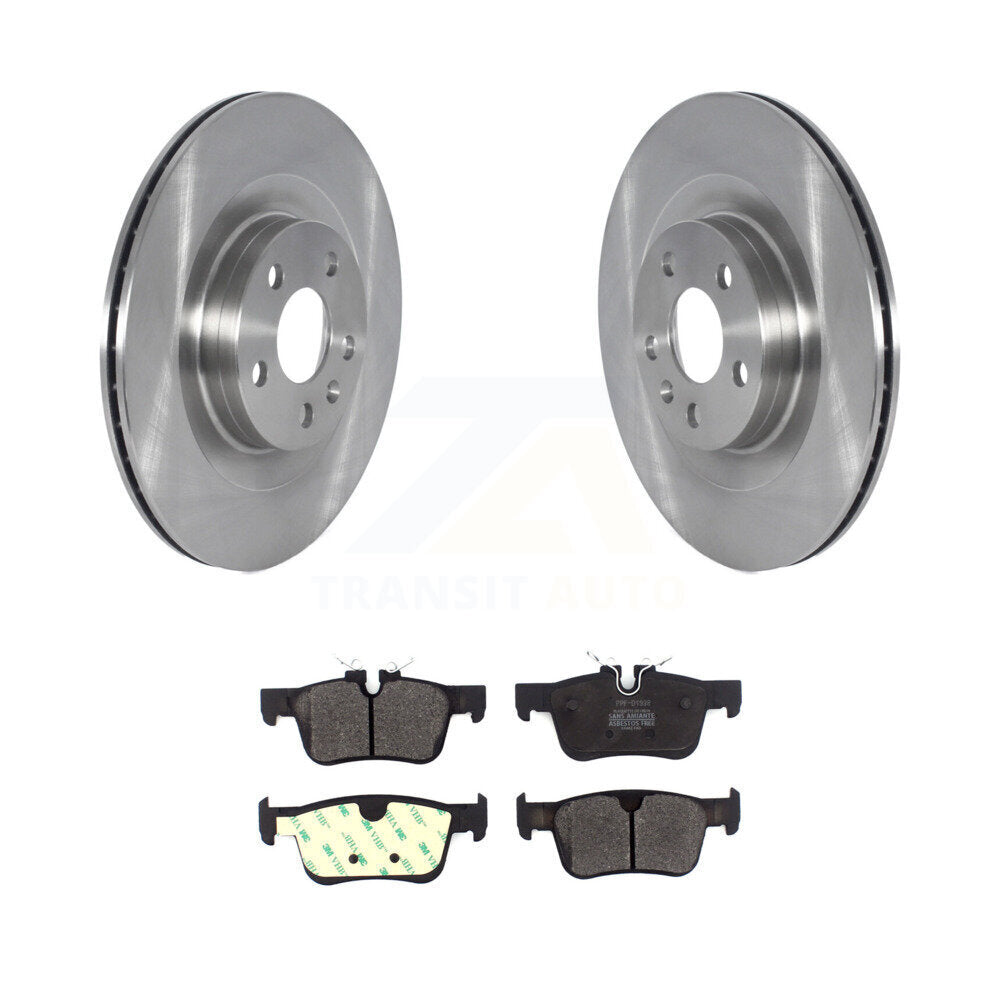Kit de disques de frein arrière et de plaquettes semi-métalliques pour Volvo XC60 avec ventilation K8F-103544