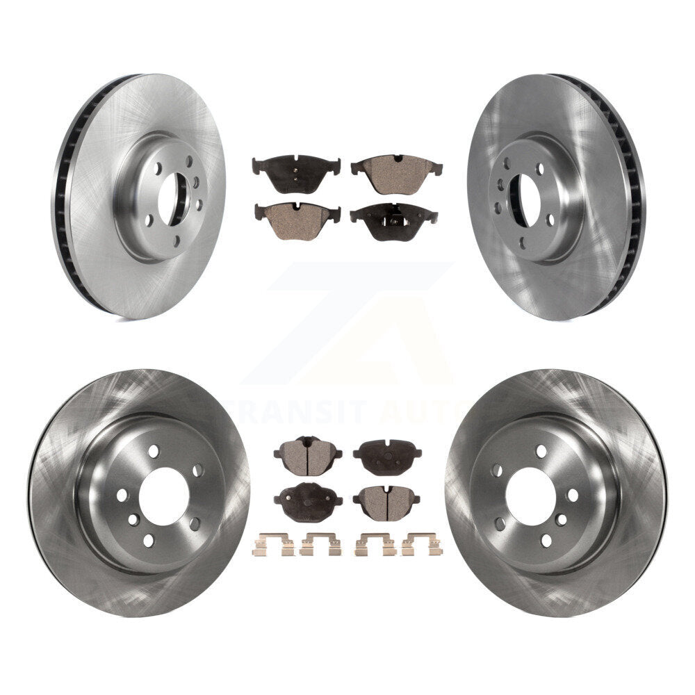 Kit de disques de frein à disque avant et arrière et plaquettes semi-métalliques (6 pièces) pour BMW 535i
