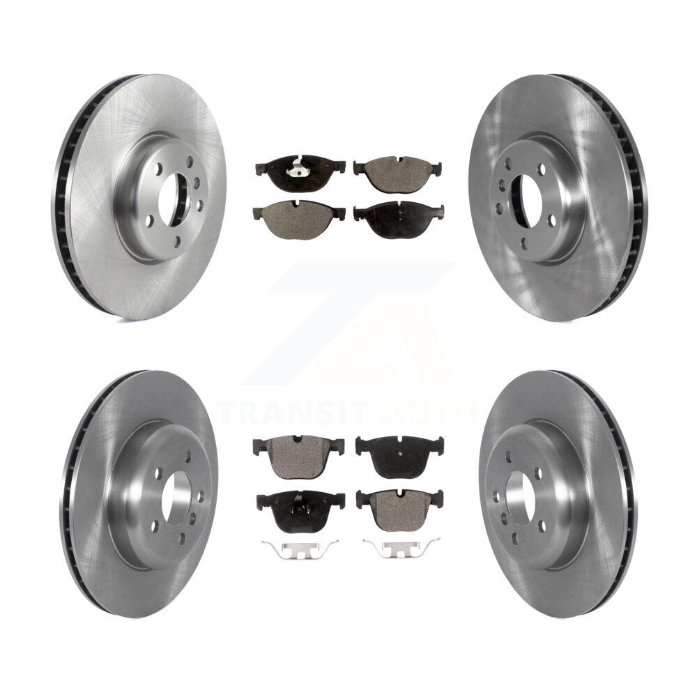 Kit de plaquettes de frein semi-métalliques pour rotors de frein avant et arrière (6 pièces) pour BMW 535i GT xDrive 740L