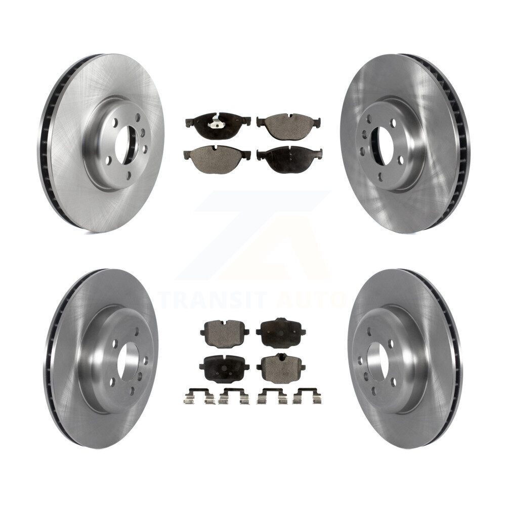 Kit de plaquettes semi-métalliques de Rotor de frein avant et arrière (6 pièces) pour BMW 550i xDrive 650i Gra
