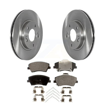 Kit de rotor de frein avant et de plaquettes semi-métalliques pour Hyundai Ioniq Kia Nir 2017 – 2022