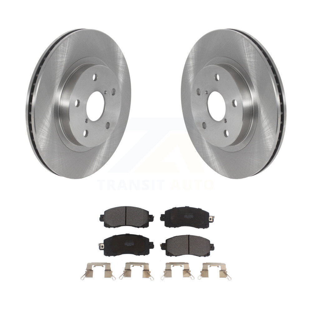 Kit de disques de frein à disque avant et plaquettes semi-métalliques pour Subaru Forester
