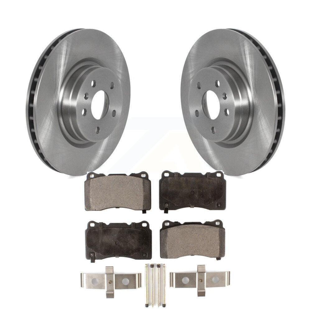 Kit de disques de frein à disque avant et plaquettes semi-métalliques pour Tesla S X K8F-103566