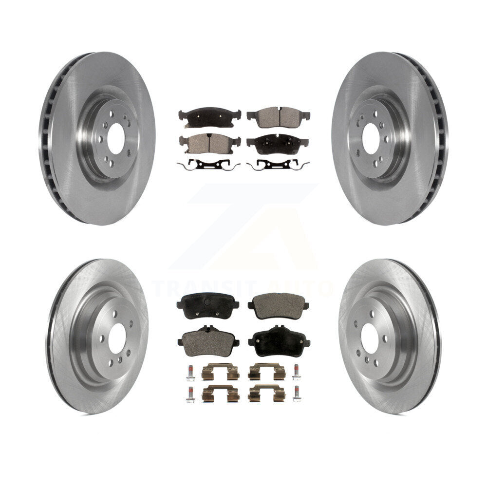 Kit de plaquettes semi-métalliques de Rotor de frein à disque avant et arrière, pour Mercedes-Benz GL350 GLS45