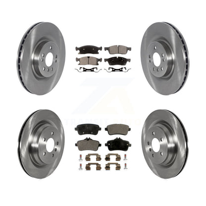 Kit de disques de frein à disque avant et arrière et plaquettes semi-métalliques pour Mercedes-Benz GLE40