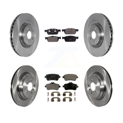 Kit de rotors de frein à disque avant et arrière et plaquettes semi-métalliques pour Mercedes-Benz GLE550