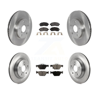Kit de rotors de frein à disque avant et arrière et plaquettes semi-métalliques pour Subaru Forester