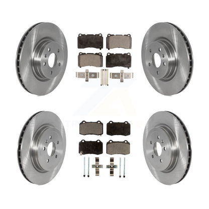 Kit de rotors de frein à disque avant et arrière et plaquettes semi-métalliques pour Tesla S 2016 à partir de 04 1