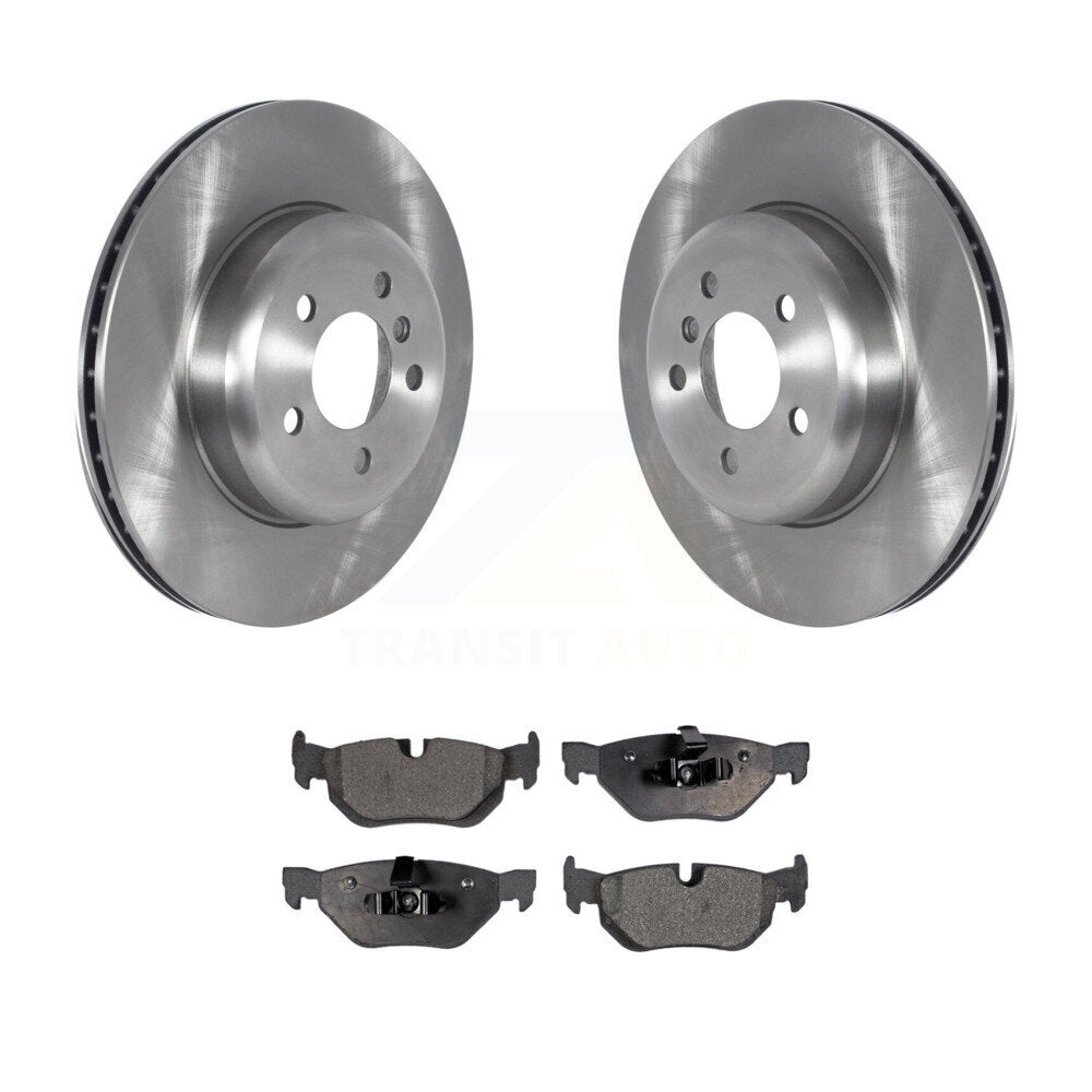 Kit de disques de frein à disque arrière et plaquettes semi-métalliques pour 2013 BMW 328i xDrive 3.0L
