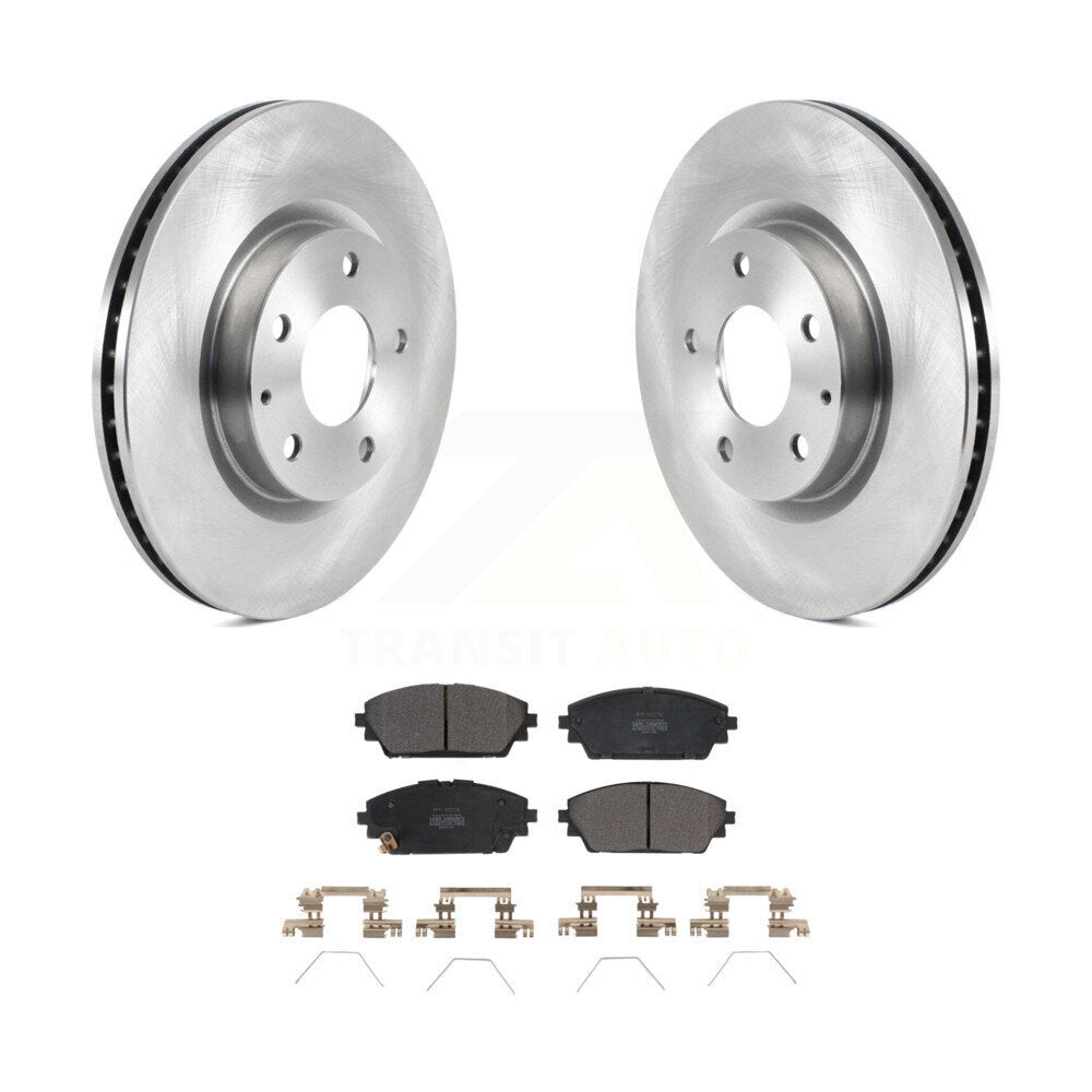 Kit de disques de frein à disque avant et plaquettes semi-métalliques pour Mazda 3 Sport AWD