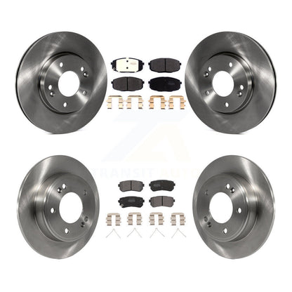 Rotors de frein à disque avant et arrière et Kit de plaquettes semi-métalliques pour Hyundai Kona Kia Selto