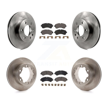 Kit de rotor de frein avant et arrière et plaquettes semi-métalliques pour Mercedes-Benz Sprinter 350