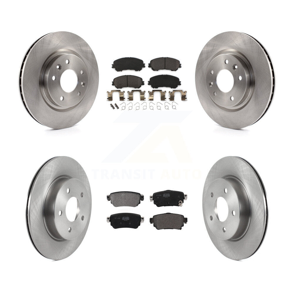 Kit de plaquettes semi-métalliques de Rotor de frein à disque avant et arrière, pour Nissan Rogue Sport Qashqa