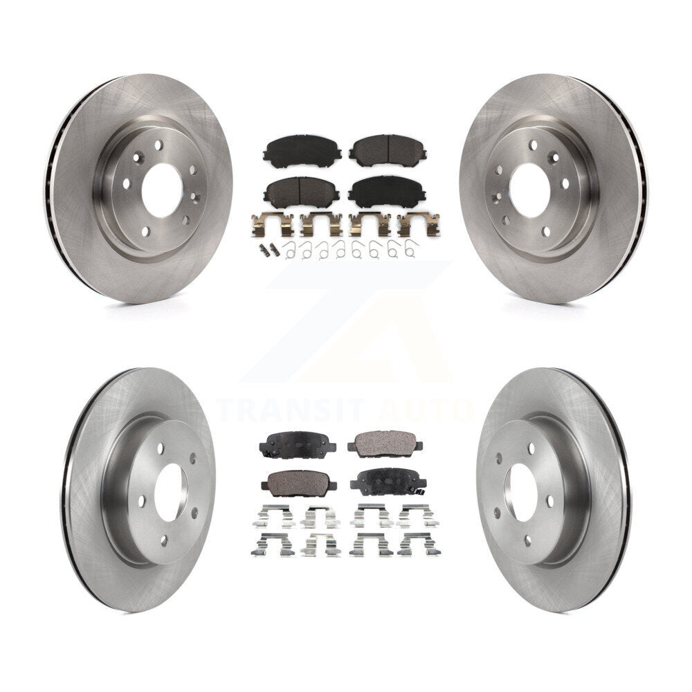 Kit de plaquettes semi-métalliques de Rotor de frein à disque avant et arrière, pour Nissan Qashqai Rogue Spor