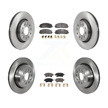 Kit de rotor de frein à disque avant et arrière et plaquettes semi-métalliques pour Jeep Gladiato 2020 – 2023