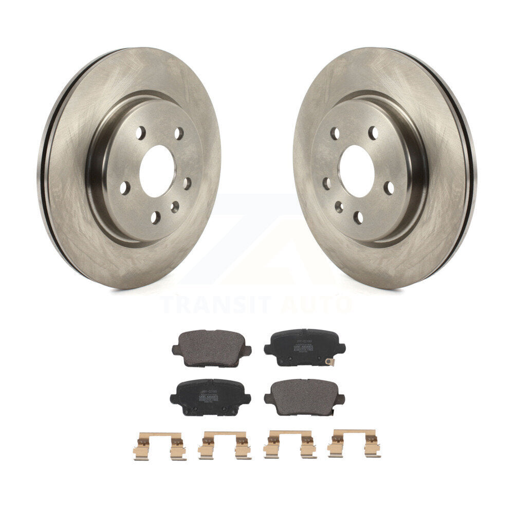 Rotors de frein à disque arrière et Kit de plaquettes semi-métalliques pour Cadillac XT4 Buick Envisio