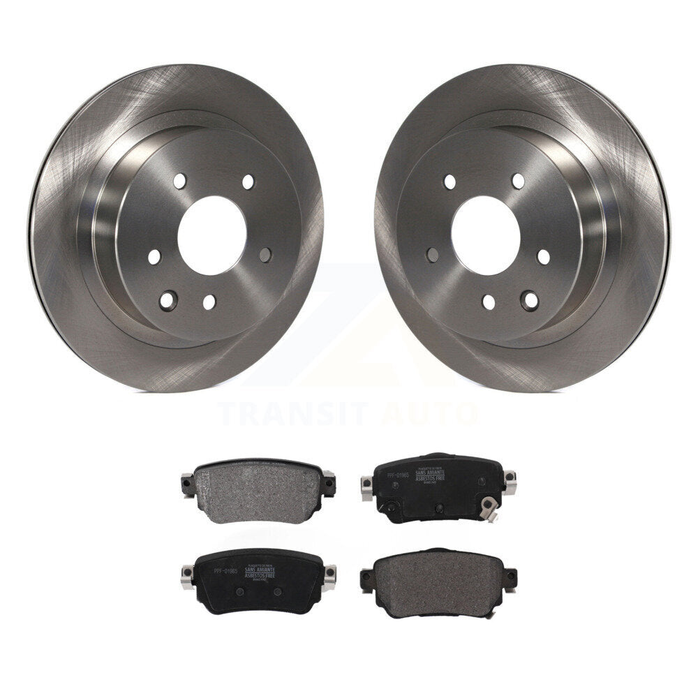 Kit de disques de frein à disque arrière et de plaquettes semi-métalliques pour Nissan Rogue Sport S 2019