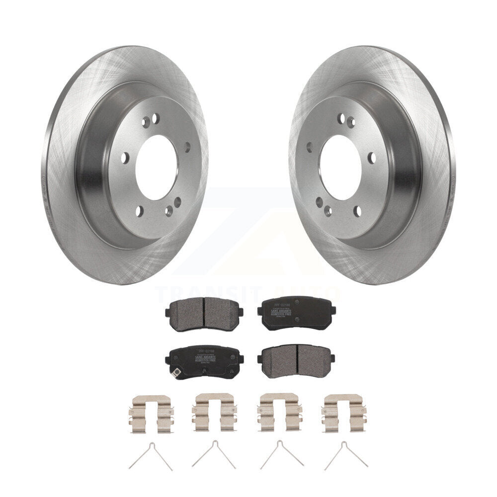 Kit de disques de frein à disque arrière et plaquettes semi-métalliques pour Hyundai Kona K8F-103629