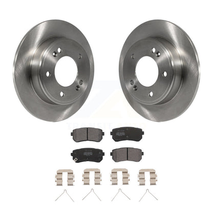 Kit de rotors de frein à disque arrière et plaquettes semi-métalliques pour Hyundai Kona Kia Seltos
